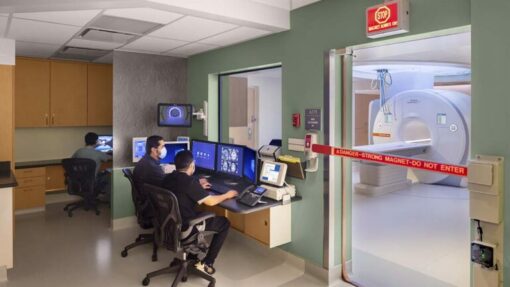 Cedars-Sinai Medical Center MRI Suite and Tech Gate