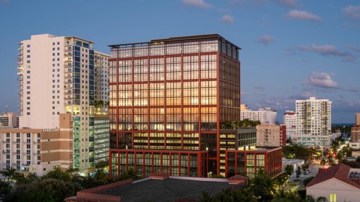 360 rosemary bird's eye view of office building in west palm beach