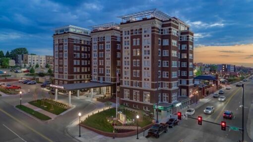 bird's eye view of the kimpton cottonwood hotel