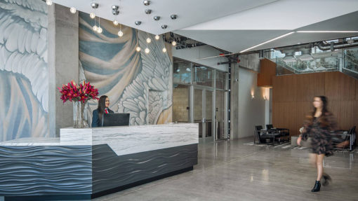 olive dtla reception desk