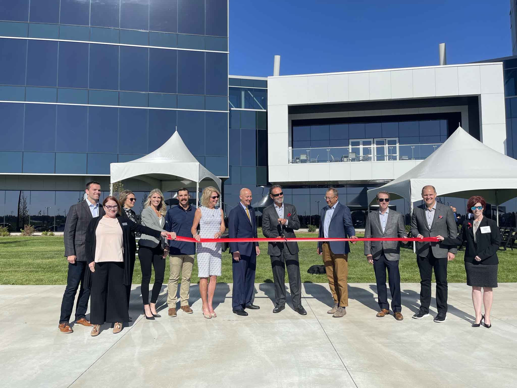 Carson headquarters ribbon cutting